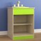 Flash Furniture Bright Beginnings Commercial Grade Wooden Children's Kitchen Sink with Integrated Storage MK-ME03515-GG - alternate 3